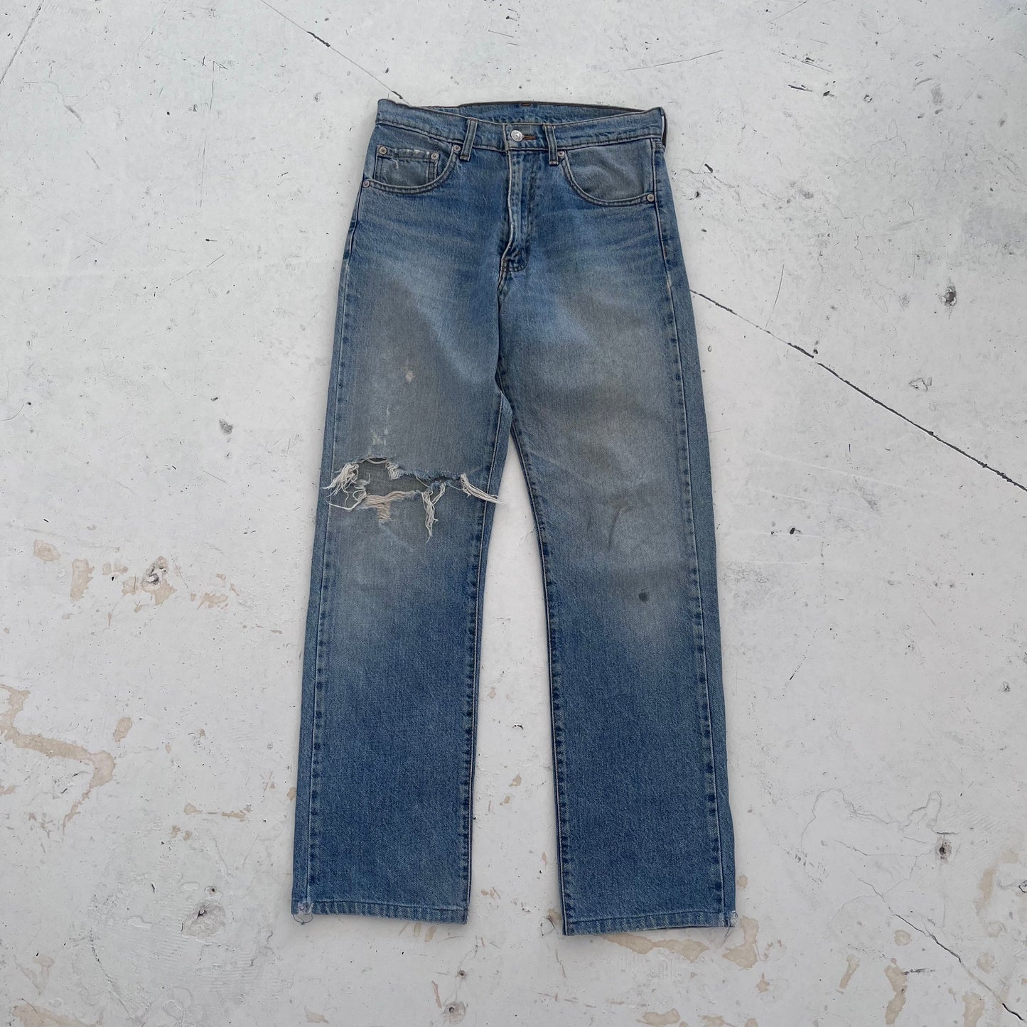 vintage 542 levis distressed jeans | Blue, Light Blue