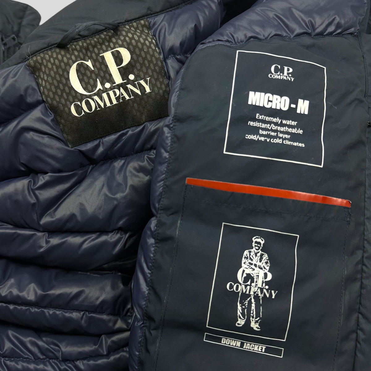 CP Company Micro-M Waterproof Down Jacket - IT54 (XL) | XL, Multicoloured