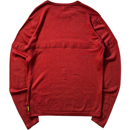 Armani Jeans 00’s Lightweight Lana Wool Jumper M | Medium, Red