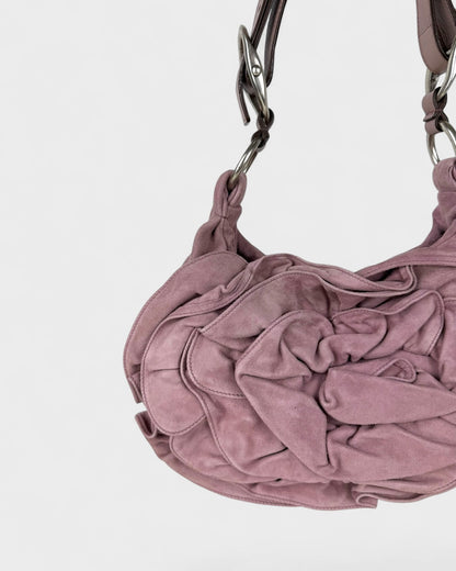 2003 Yves Saint Laurent YSL Rive Gauche Suede Nadja Handbag | O/S, Multicoloured