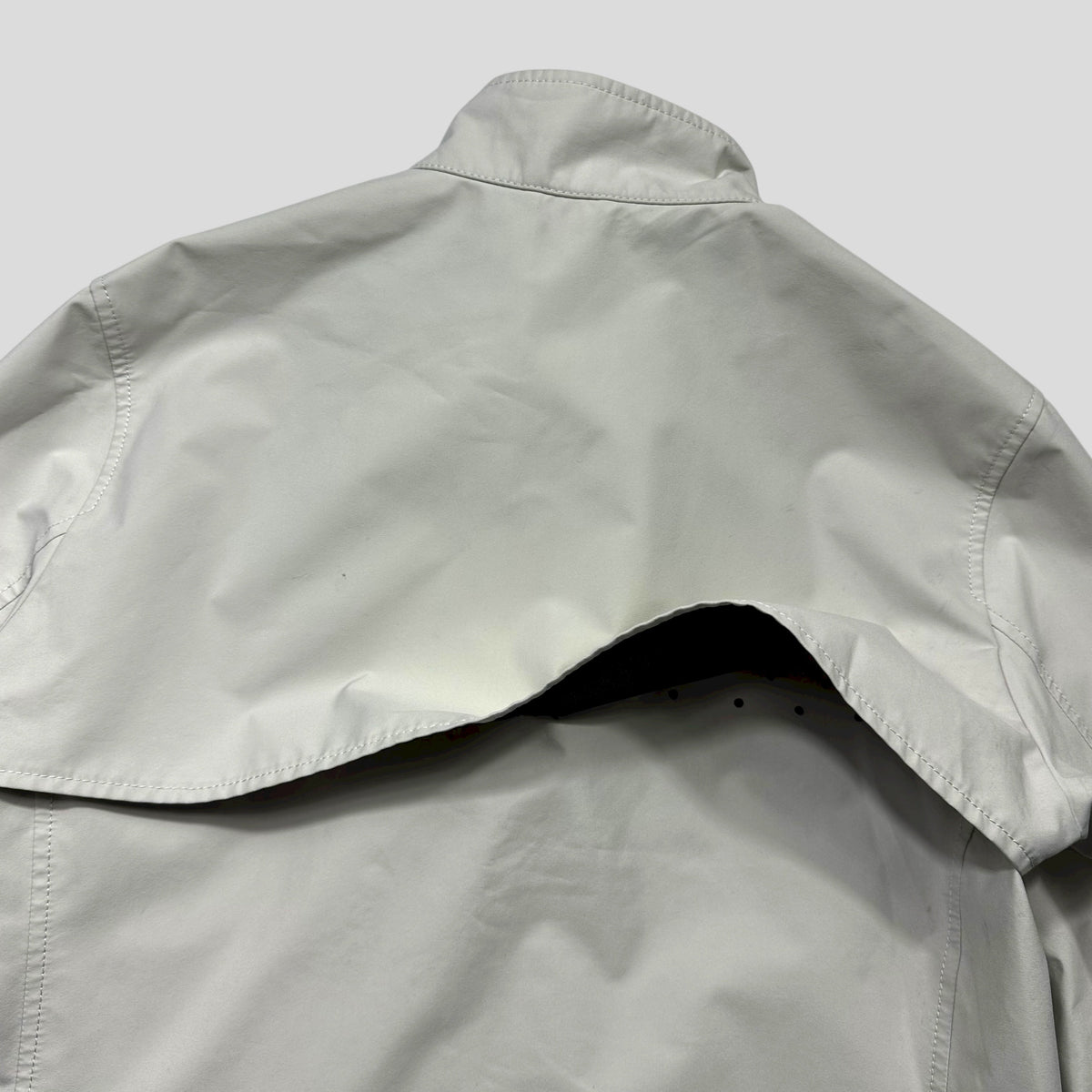 Prada Sport AW00 Goretex Perforated Ventilation Trench Coat  - M | White