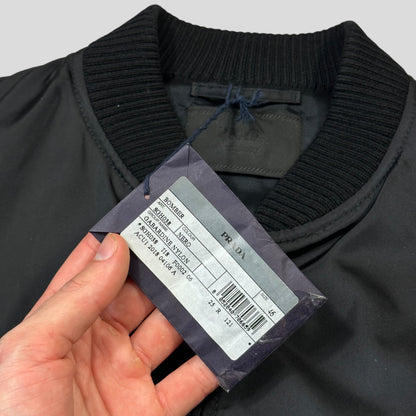 Prada Milano 2018 Black Gabardine Nylon Triangle Bomber - M | Default Title, Black