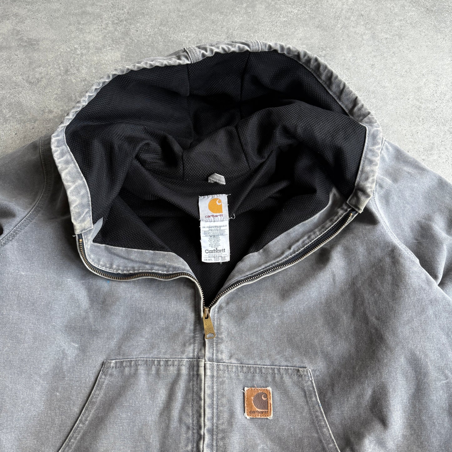 Carhartt 2004 J25 MTL Active heavyweight hooded jacket (XL)