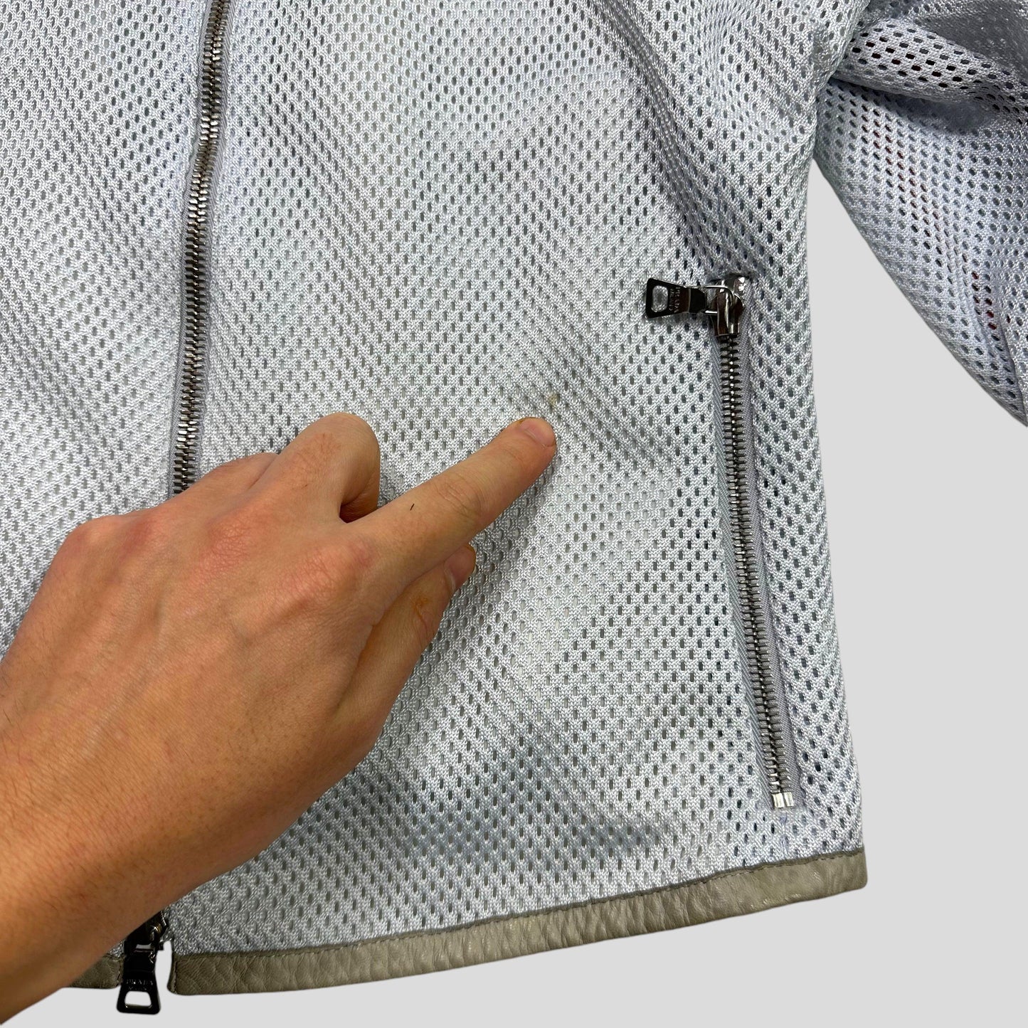 Prada Sport SS00 Technical Mesh Moto Jacket - IT46