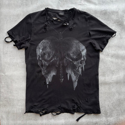 DIESEL DISTRESSED T-SHIRT | O/S, Red