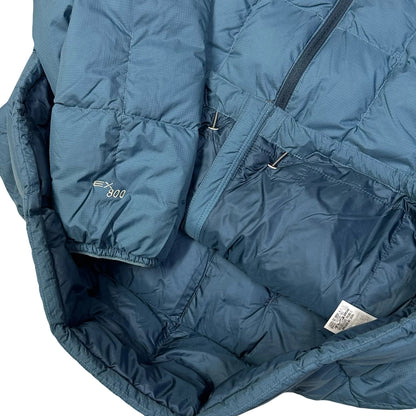 Montbell Puffer Jacket In Blue - Neige Down Parka ( L )