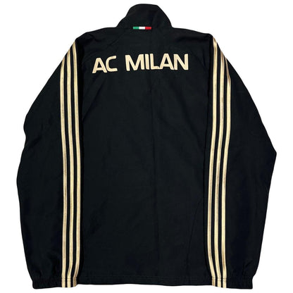 Adidas AC Milan 2010/12 Tracksuit In Black, Gold & Red ( M ) - Known Source