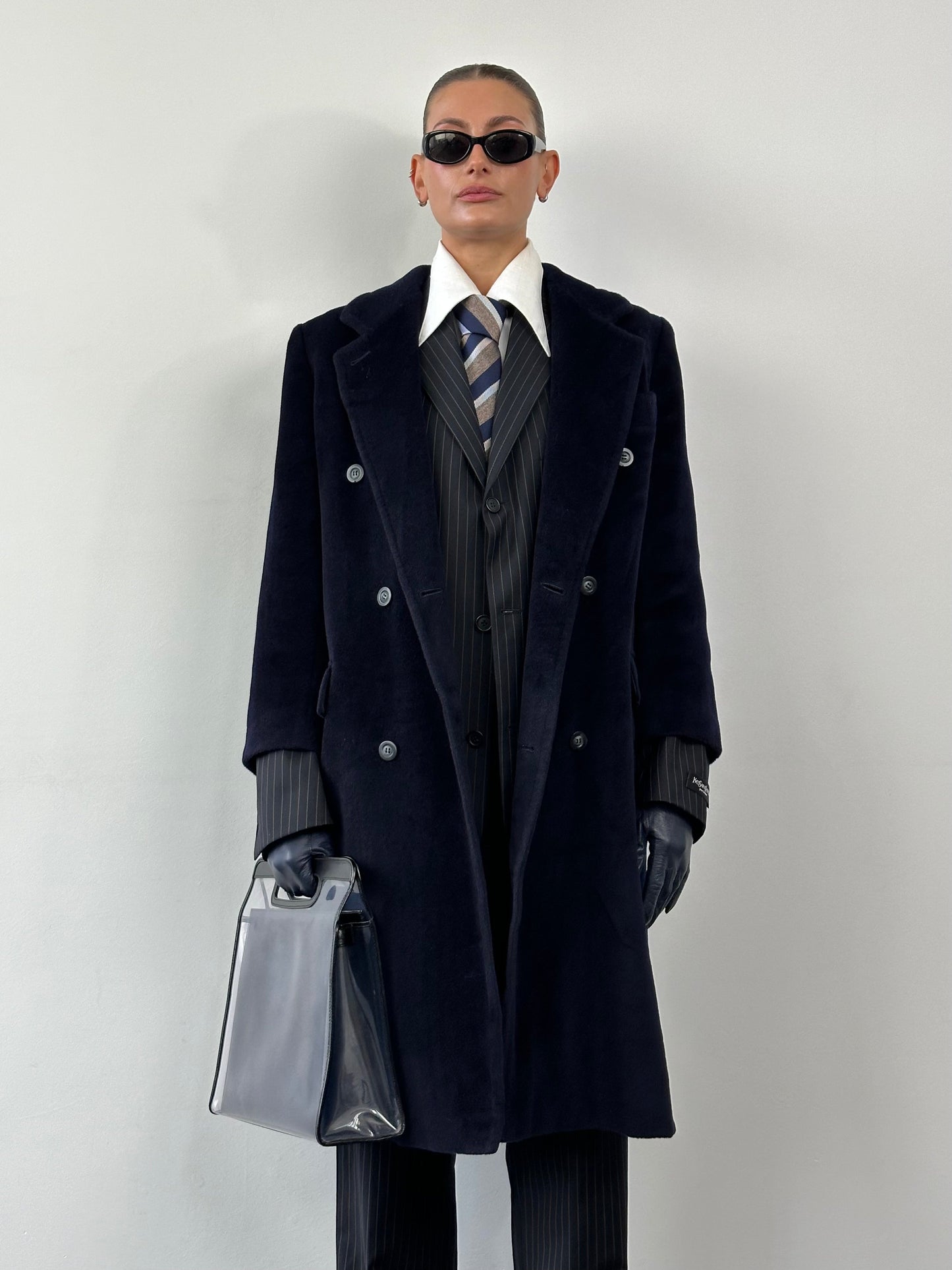 Max Mara Pure Wool Double Breasted Coat - M