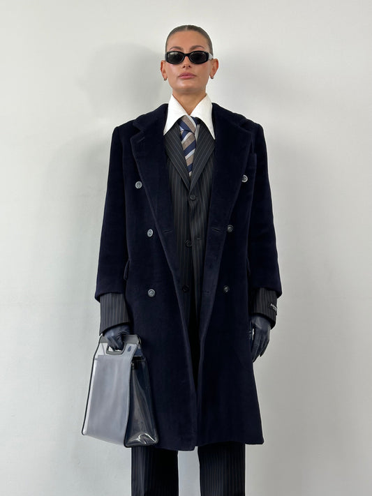 Max Mara Pure Wool Double Breasted Coat - M