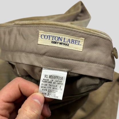 Issey Miyake 1988 Cotton Label Jumbo Corduroy Shimmer Trousers - 4 (L)
