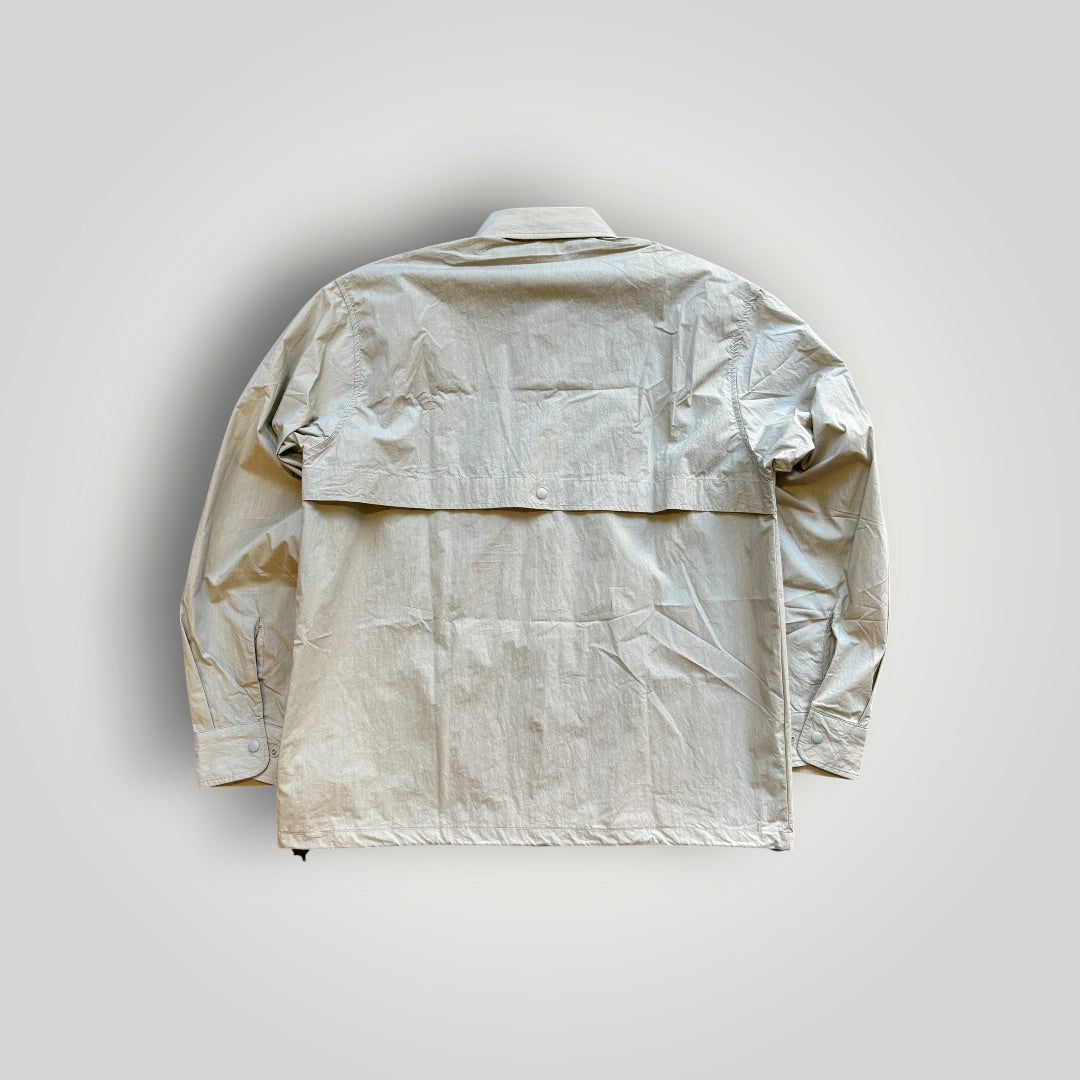 Uniform Bridge Snap Button Overshirt L | O/S, Sage