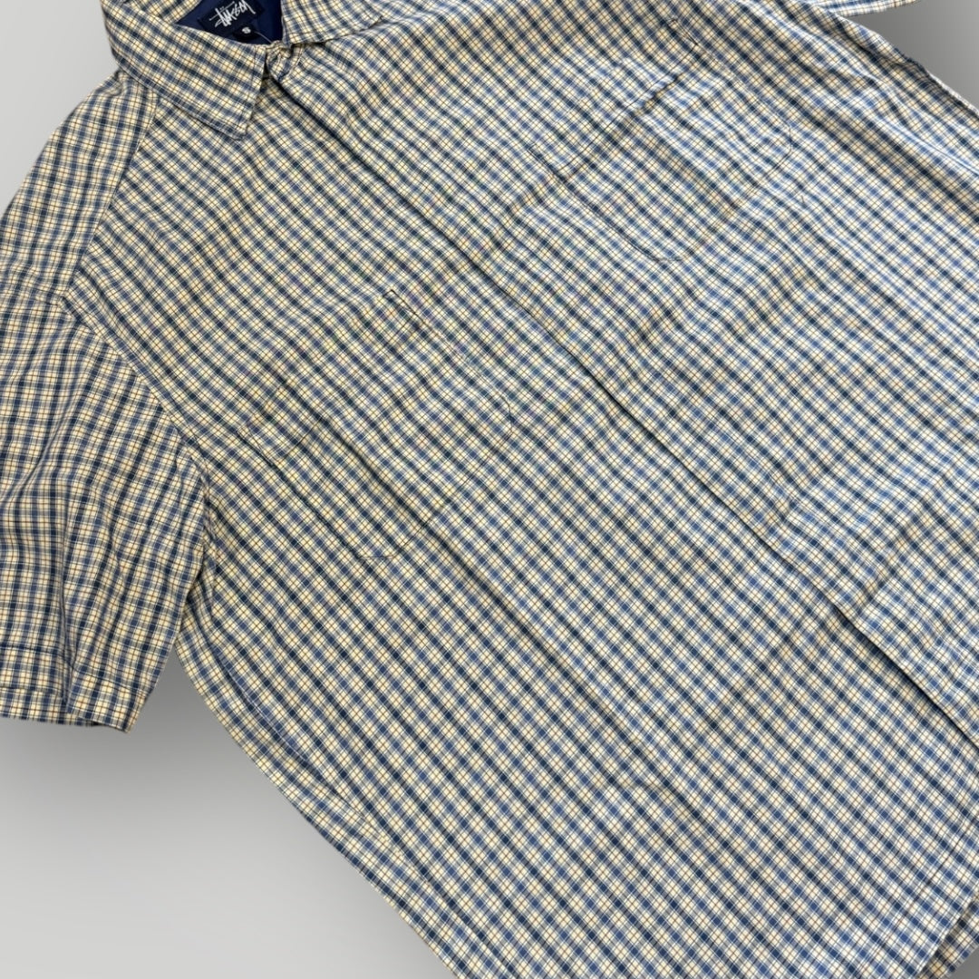 Stüssy Early 2000's Plaid Check Shirt M