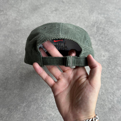 Nike 1990s corduroy embroidered swoosh cap