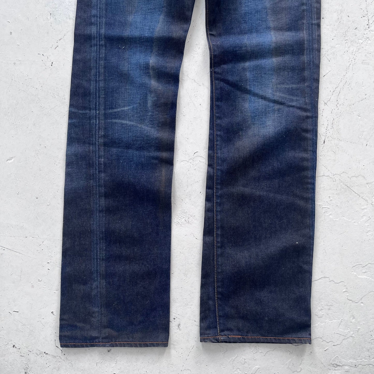vintage 501 levis faded indigo denim jeans | Blue, Indigo