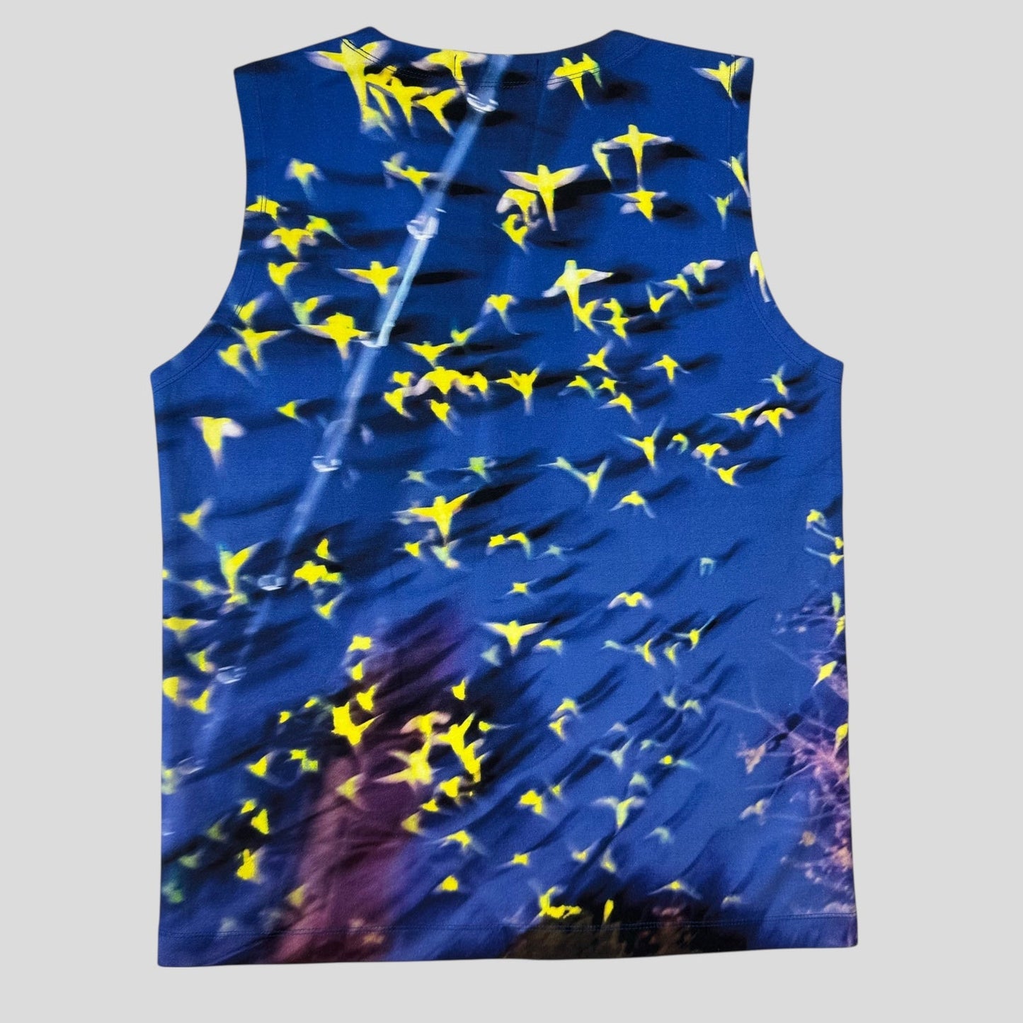 Issey Miyake 2016 Yoshinori Mizutani Parakeets Negative Vest - S | Default Title, Tan