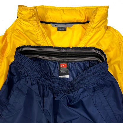 Nike Brazil 2001 Tracksuit In Yellow & Navy ( M )