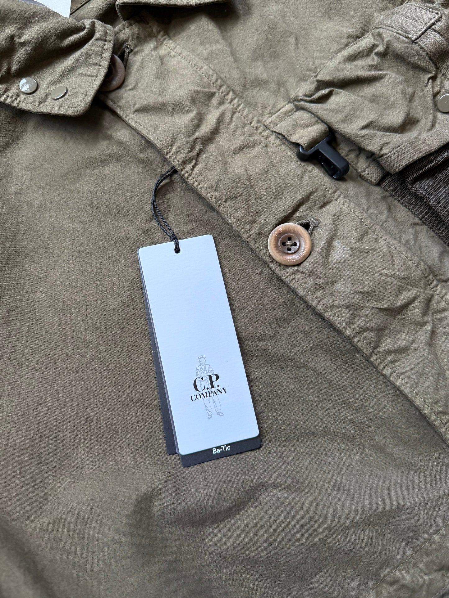 C.P. Company AW23 Ba-Tic Wax Cotton 500 Miglia Google Jacket 50 BNWT | Default Title, Green