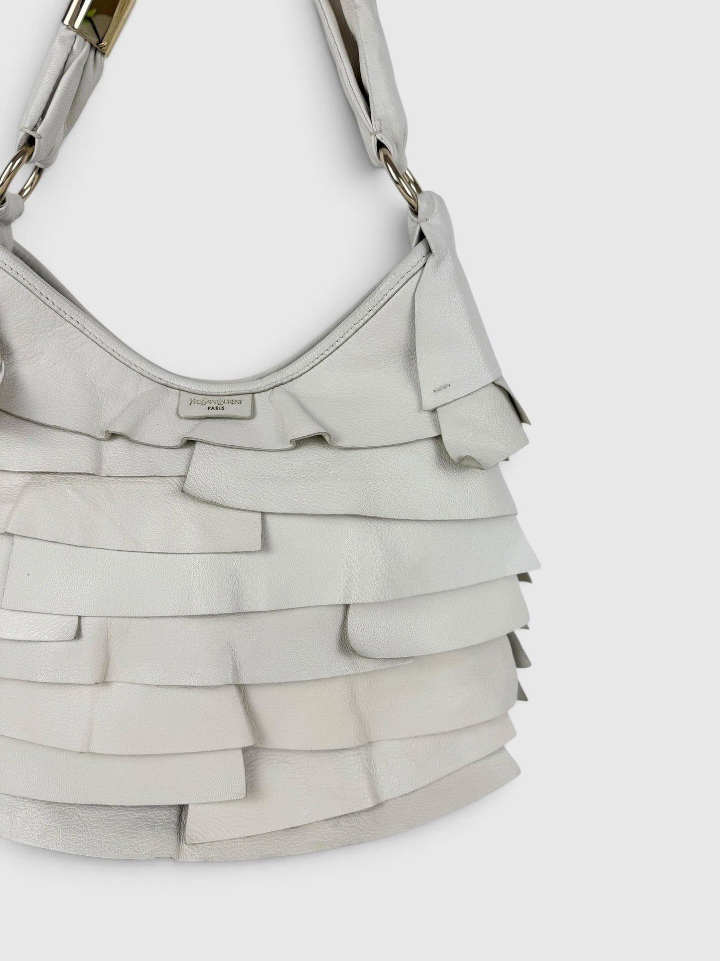 2000s YSL Saint Tropez Handbag | O/S, Cream