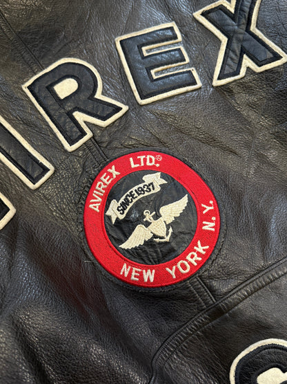 Avirex 90's Leather Bomber Jacket M