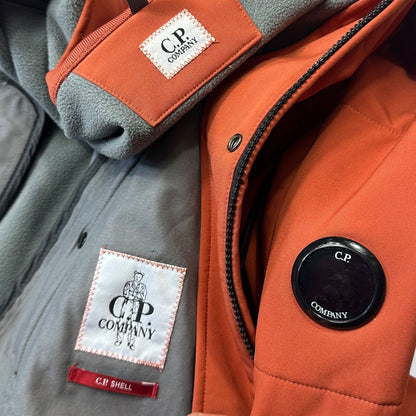 CP Company Orange Soft Shell Lens Bomber Jacket - IT50 (M)