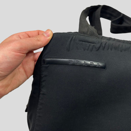 Prada Sport 1999 Black Neoprene Bag | O/S