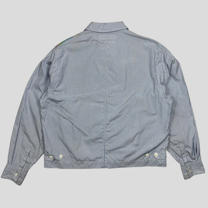 Comme Des Garçons SHIRT 90’s Plaid Striped Boxy Work Jacket - M