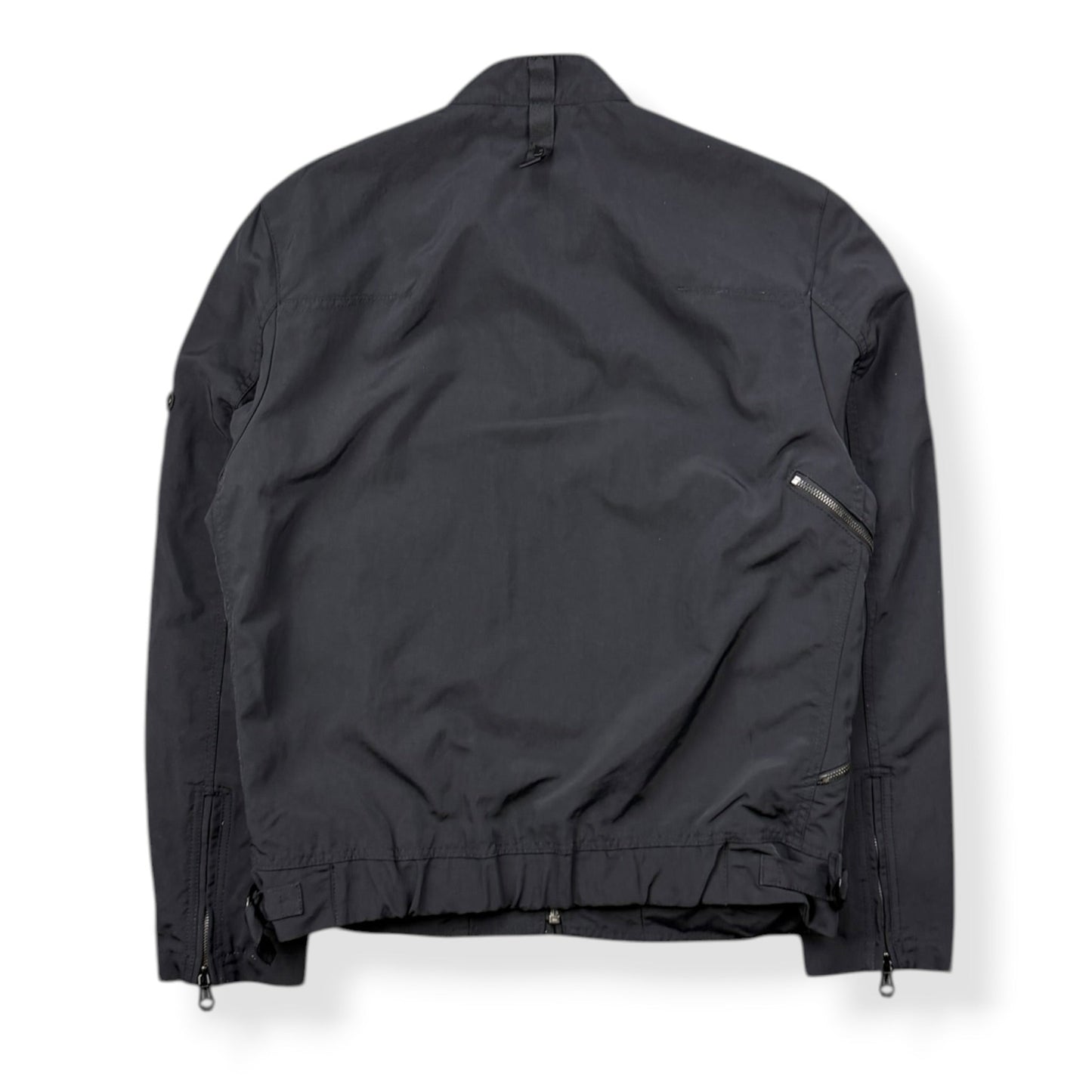 2000's DKNY Multizip Moto Jacket (L) | Default Title, Navy