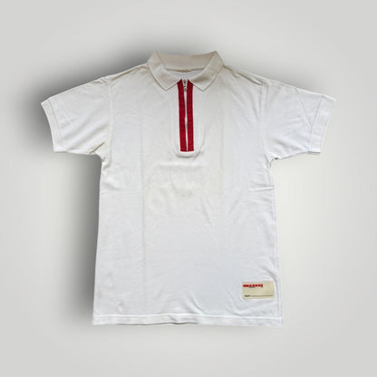 2000's Prada Sport Zip Polo Shirt M | Default Title, White