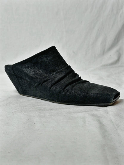 RICK OWENS SUEDE MULE | Default Title, Black