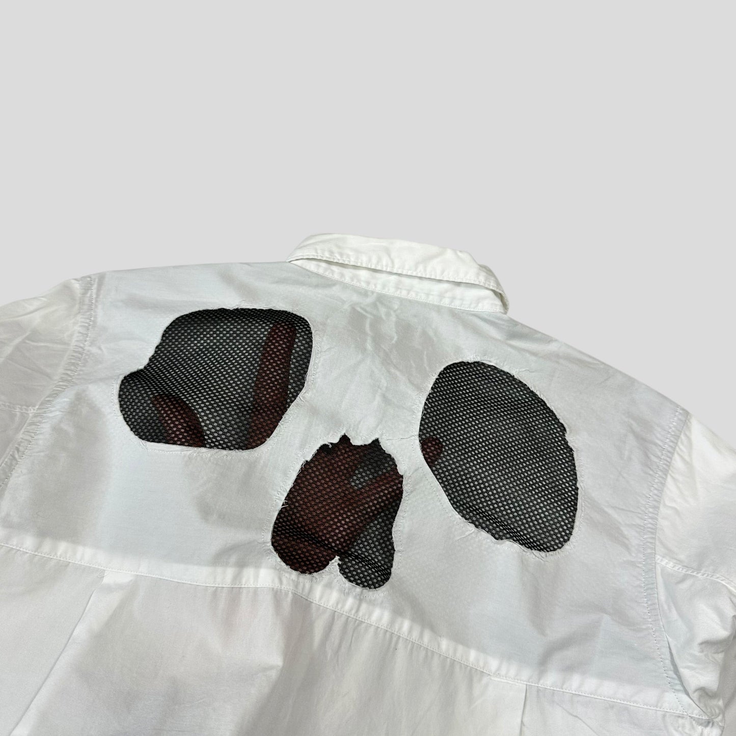 CDG Homme Plus x 10-Corso-Come 2010 Mesh Back Shirt - XS | Default Title, White
