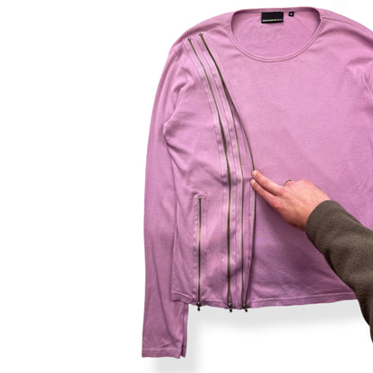 2000's DKNY Jeans Multizip Long Sleeve (XL) | Default Title, Lilac