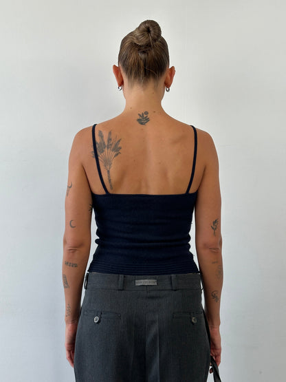 Vintage High Waisted Woven Pleated Trousers - W30