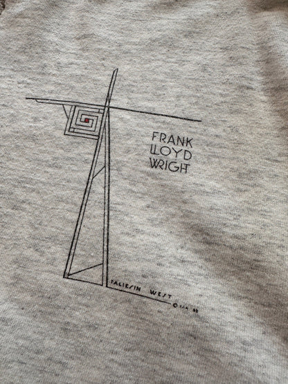 1990's Frank Lloyd Wright T-Shirt - L | Large, Red