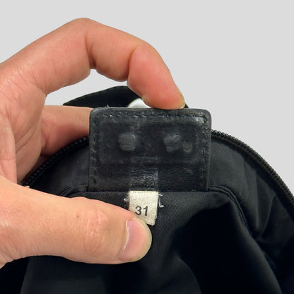 Prada Milano 00’s Nylon Rectangle Crossbody Bag | O/S, Black