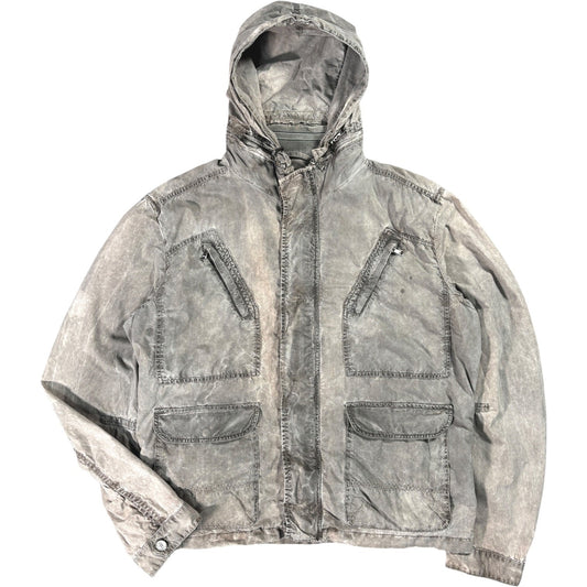 Marlboro Classics 00’s Stone Grey Multipocket Jacket XL | XL, Grey