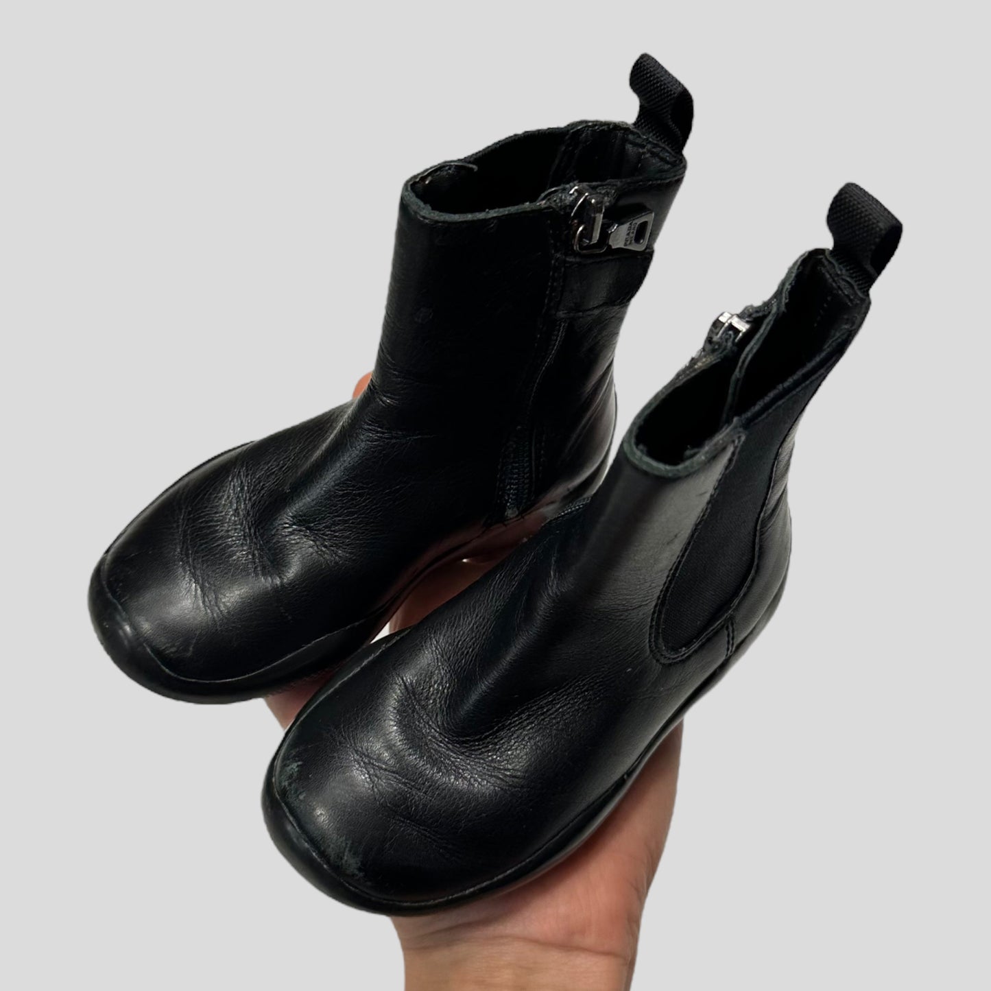 Prada Sport 00’s Leather Zip Baby Boots - 23 (1.5 - 2.5 years) | DEFAULT TITLE, Red