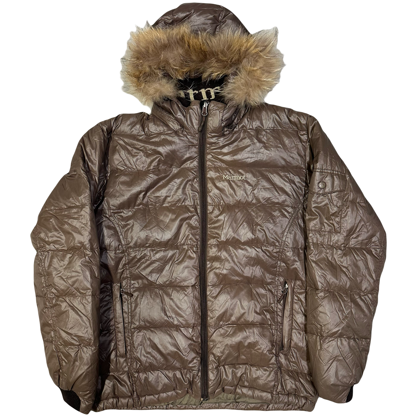 Rusty Puffer Jacket In Brown ( M )