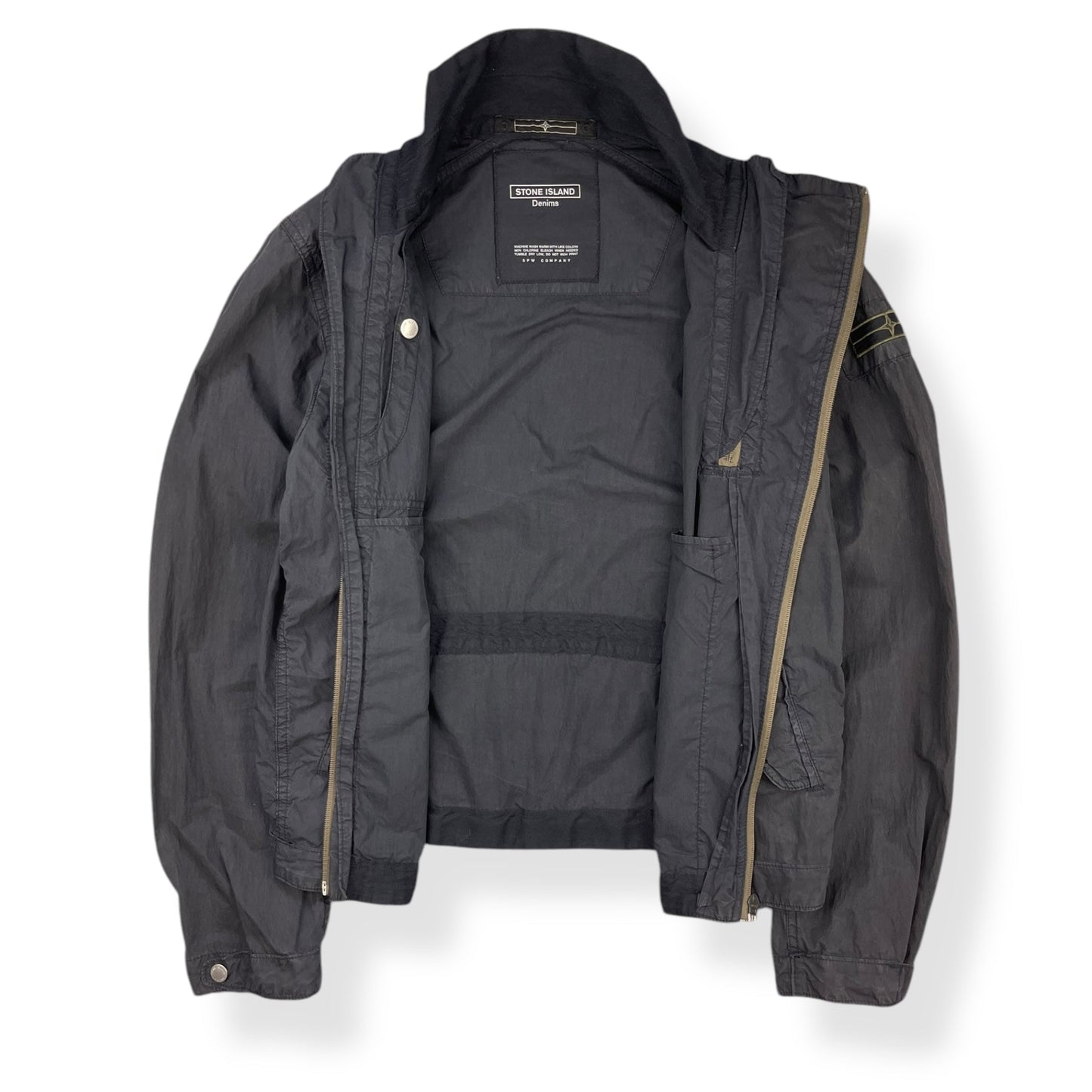 SS2009 Stone Island Denims Dual Zip Jacket (M) | Default Title, Navy