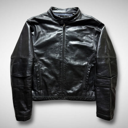 DKNY Jeans Leather Biker Jacket (2000s)