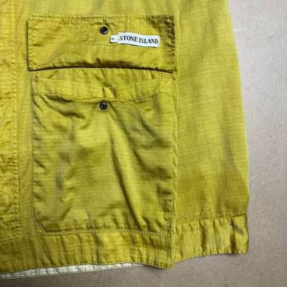 S/S 1994 Lemon Yellow Reversible Spiderweb Silk Light Jacket