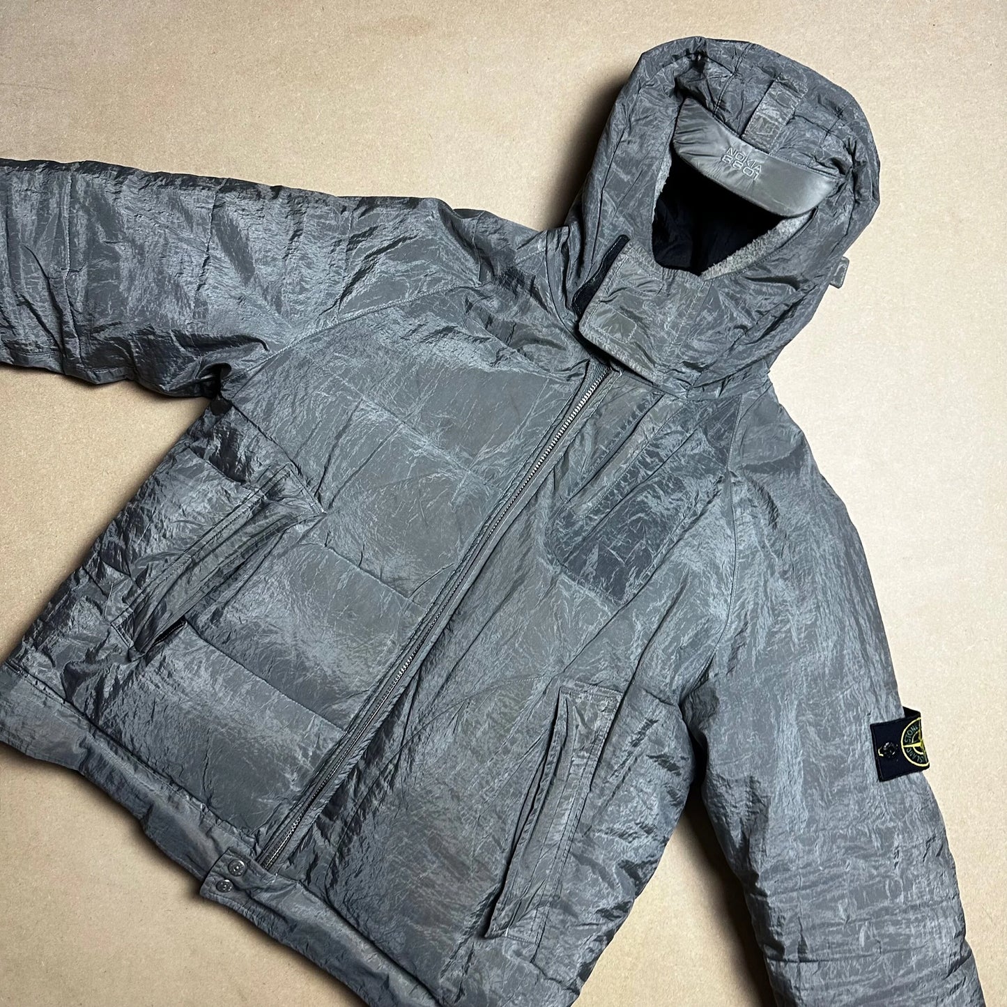2006 NYC Flagship Store Stone Island For Nokia Stainless Steel Pure Metal Shell Jacket