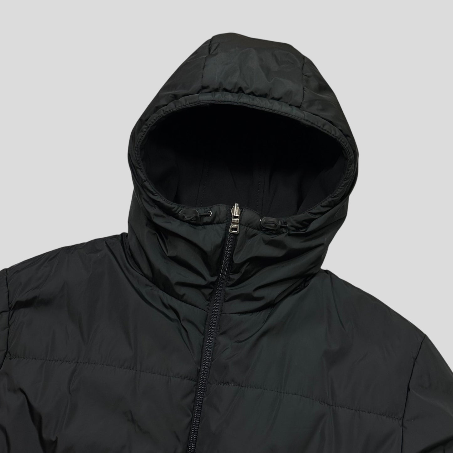 Prada Sport AW00 Ninja Moto Reversible Heavy Nylon Jacket - IT50 (M/L) | Default Title, Black