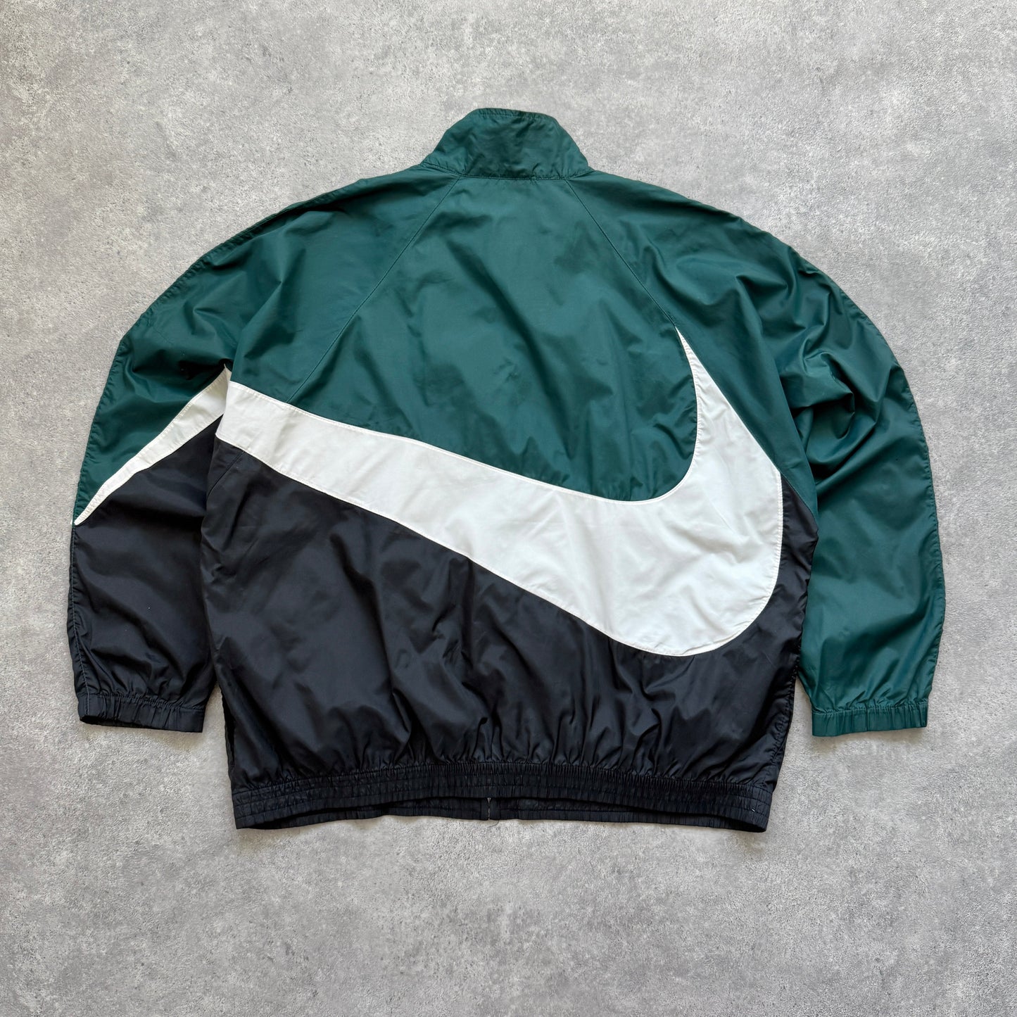 Nike 1990s technical lightweight swoosh shell jacket (XL)
