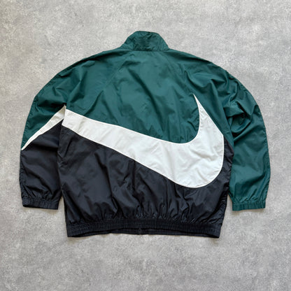 Nike 1990s technical lightweight swoosh shell jacket (XL)