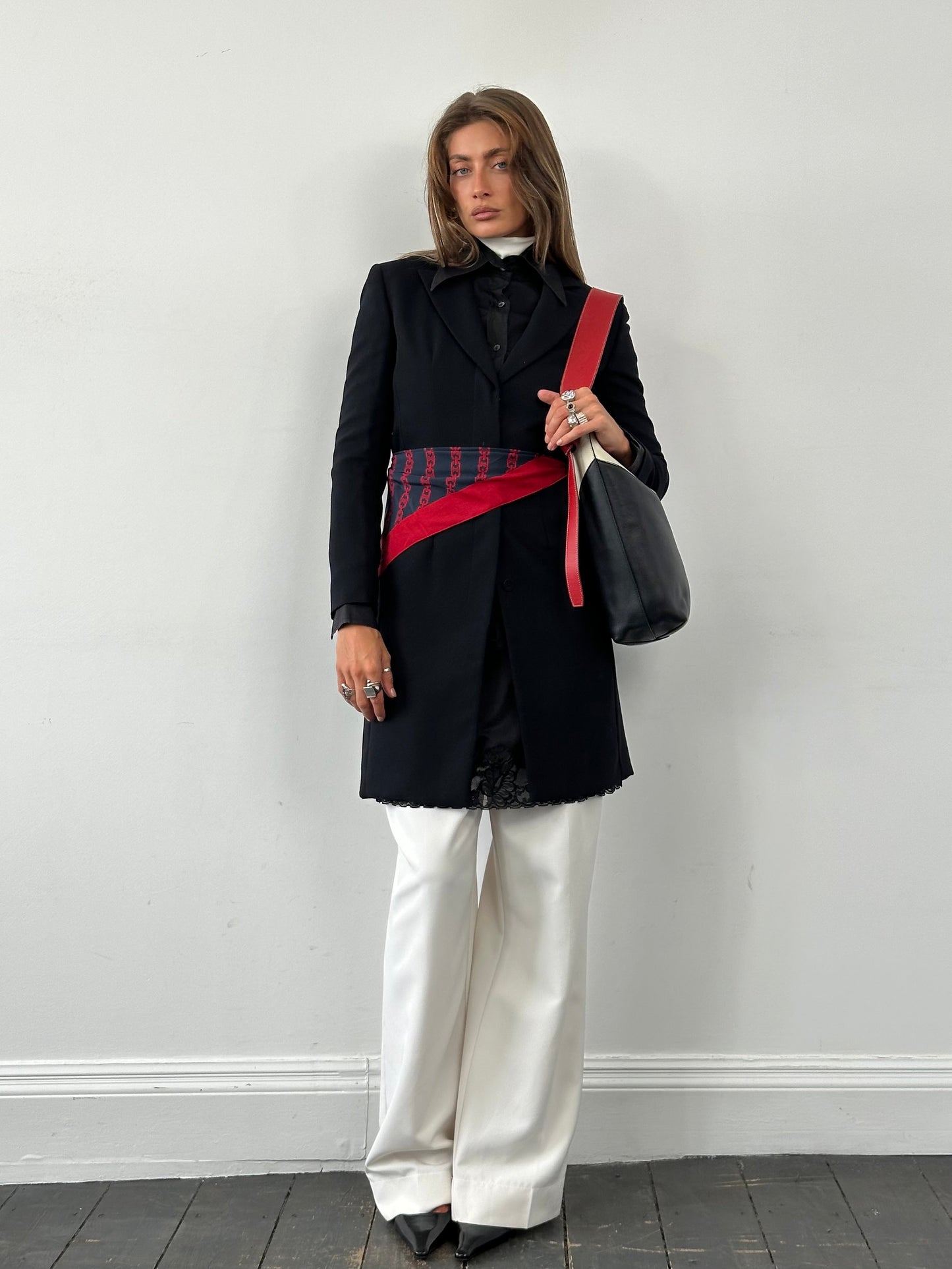 Giorgio Armani Le Collezioni 1990s Pure Wool Single Breasted Coat - S