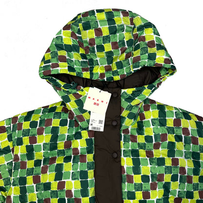 Uniqlo X Marni Check Puffer Jacket In Green ( M )