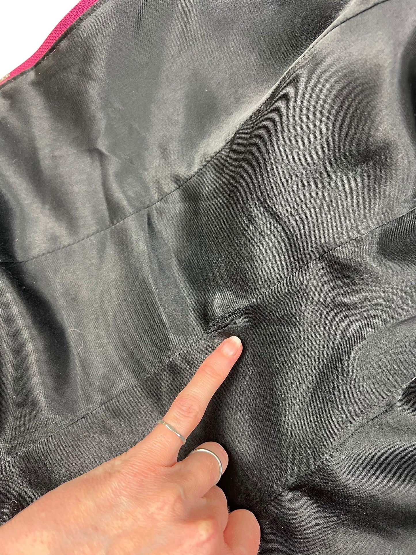 Armani Collezioni 2003 boucle cherry red jacket