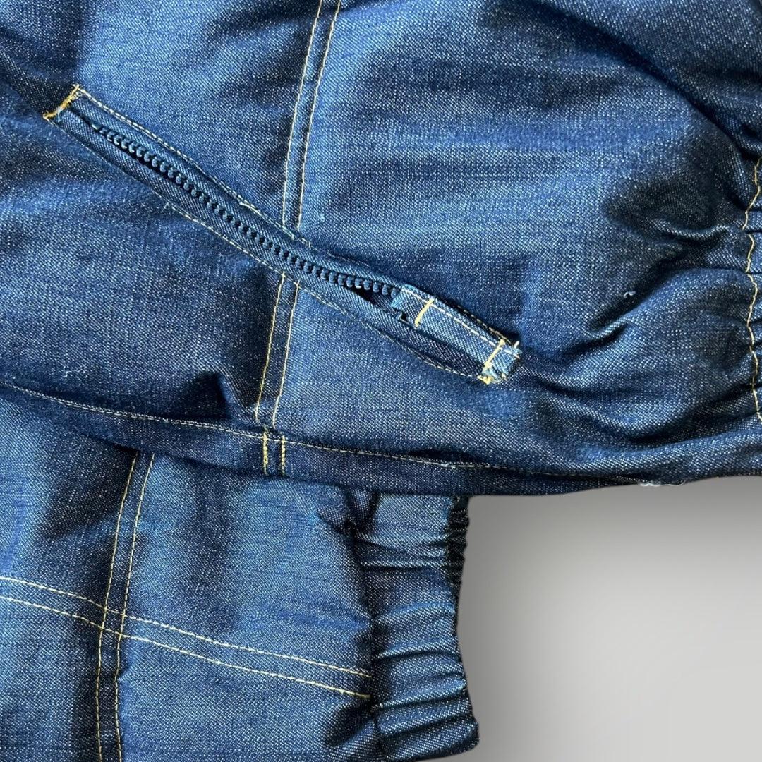 Rare Ecko Untld 2000s Denim Puffer Coat M/L