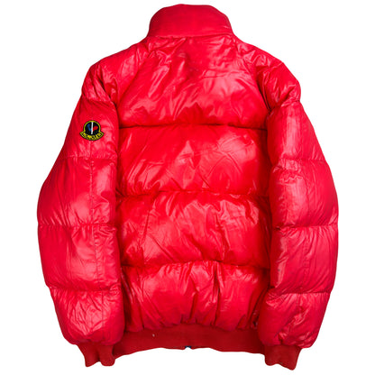 Moncler Reversible Puffer Jacket In Red & Navy (M) | Moncler, Navy