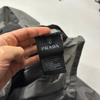 Prada 2024 Light Technical Nylon Pullover Smock Jacket - L (XXL)